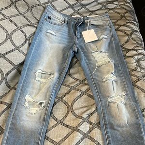 NWT! KanCan Distressed Skinny Jeans